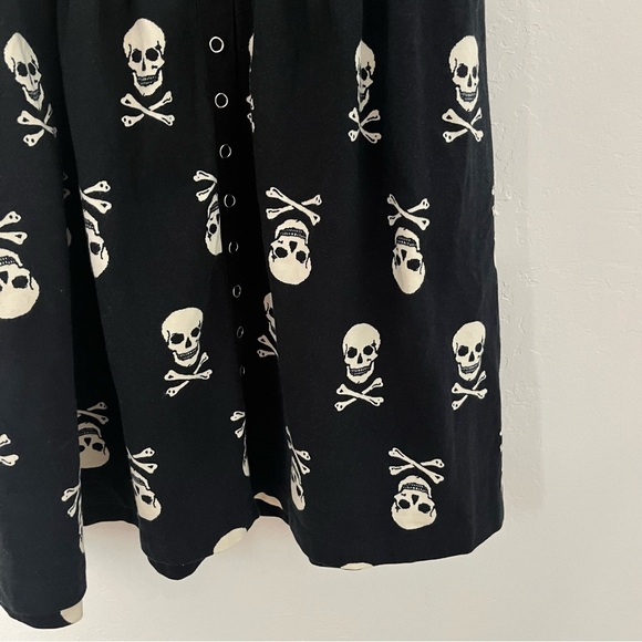 Vintage Betsey Johnson Skull Archive Print Dress - Picture 10 of 13